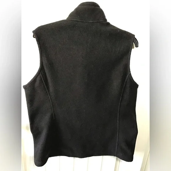 🏔Patagonia Women’s Synchilla Fleece Vest Black Size L Full Zip Outdoor Layer - Picture 4 of 12